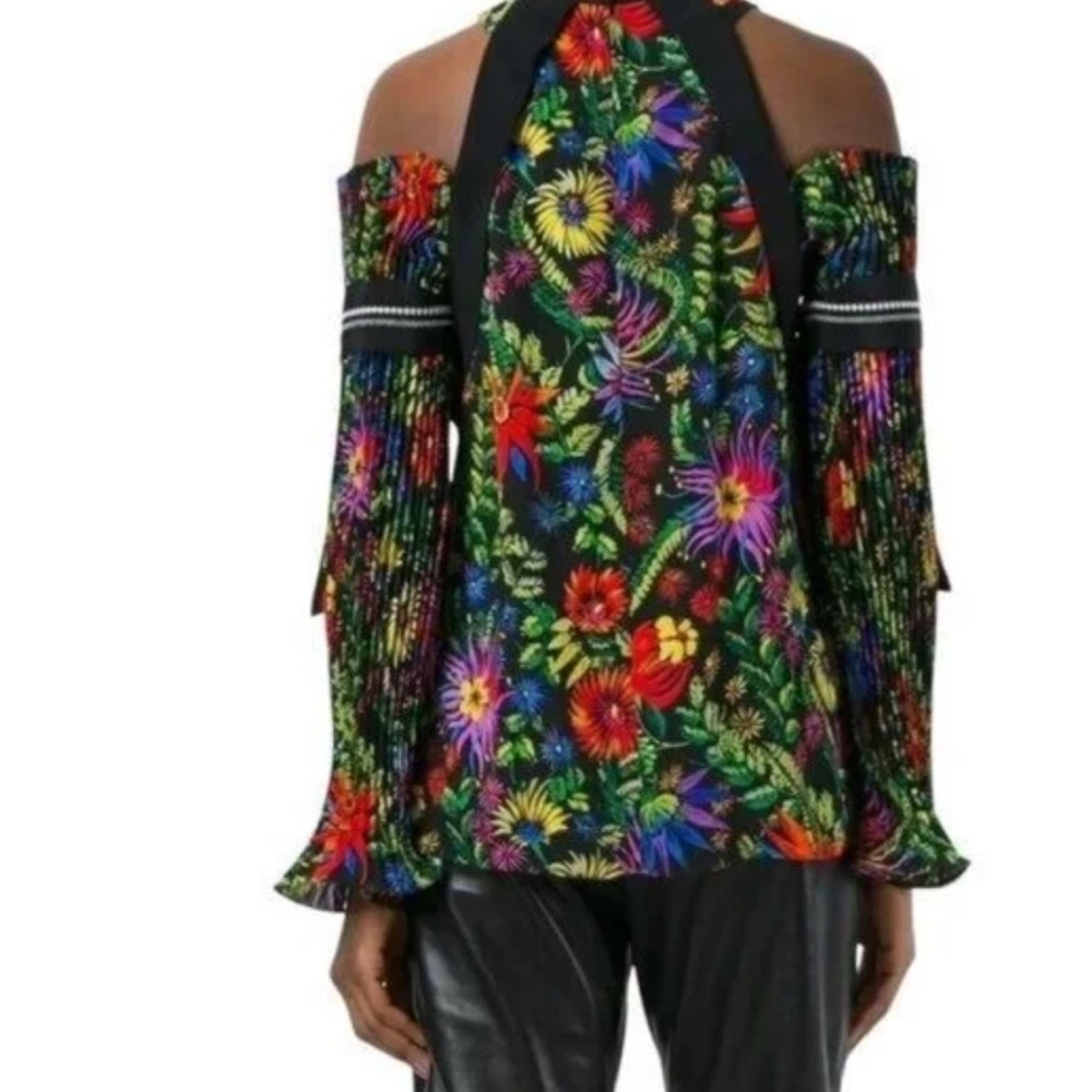 3.1 Phillip Lim Black Floral Top